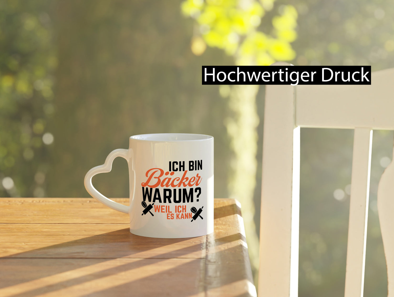 Ich bin Bäcker Warum? Weil es kann lustig Humor Geschenkidee Geschenk Tasse