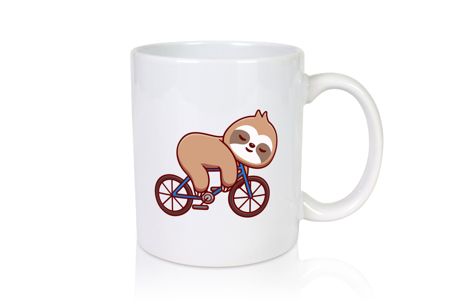 Faultier Tasse | Fahrrad Sportmuffel Fahrradmotiv lustig Tierliebhaber Humor