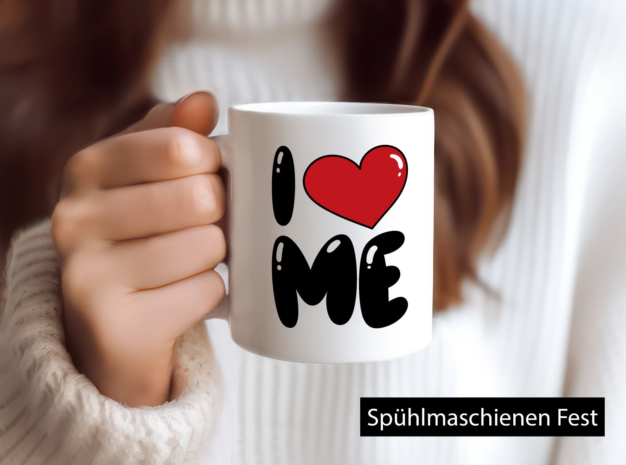 I love me vl2 Humor Geschenkidee Tasse