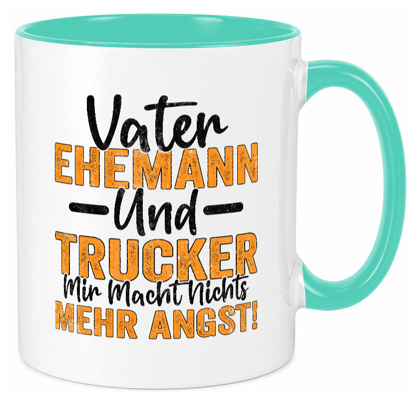 Vater Ehemann Trucker | Driver LKW Fahrer v2 Geschenk Familie Geschenkidee Tasse