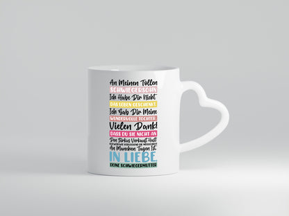 An meinen tollen Schwiegersohn vl10 Humor Familie Geschenkidee Tasse