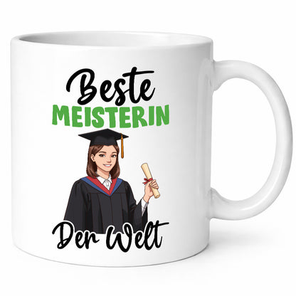 Beste Meisterin | Meisterbrief v2 Geschenk Humor Geschenkidee lustiger Spruch