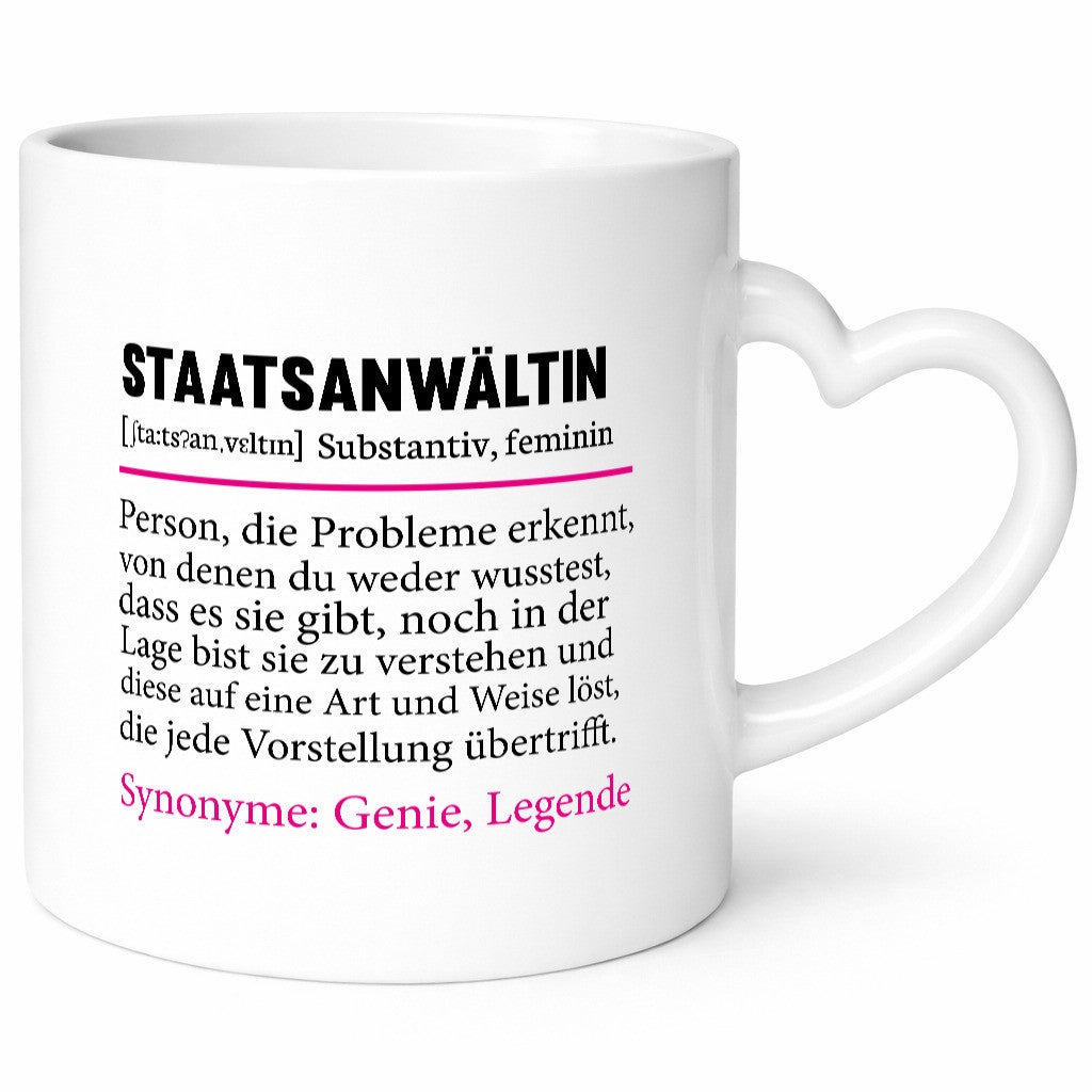 Staatsanwältin | Spruch Anwältin Humor lustig Geschenkidee Geschenk Tasse