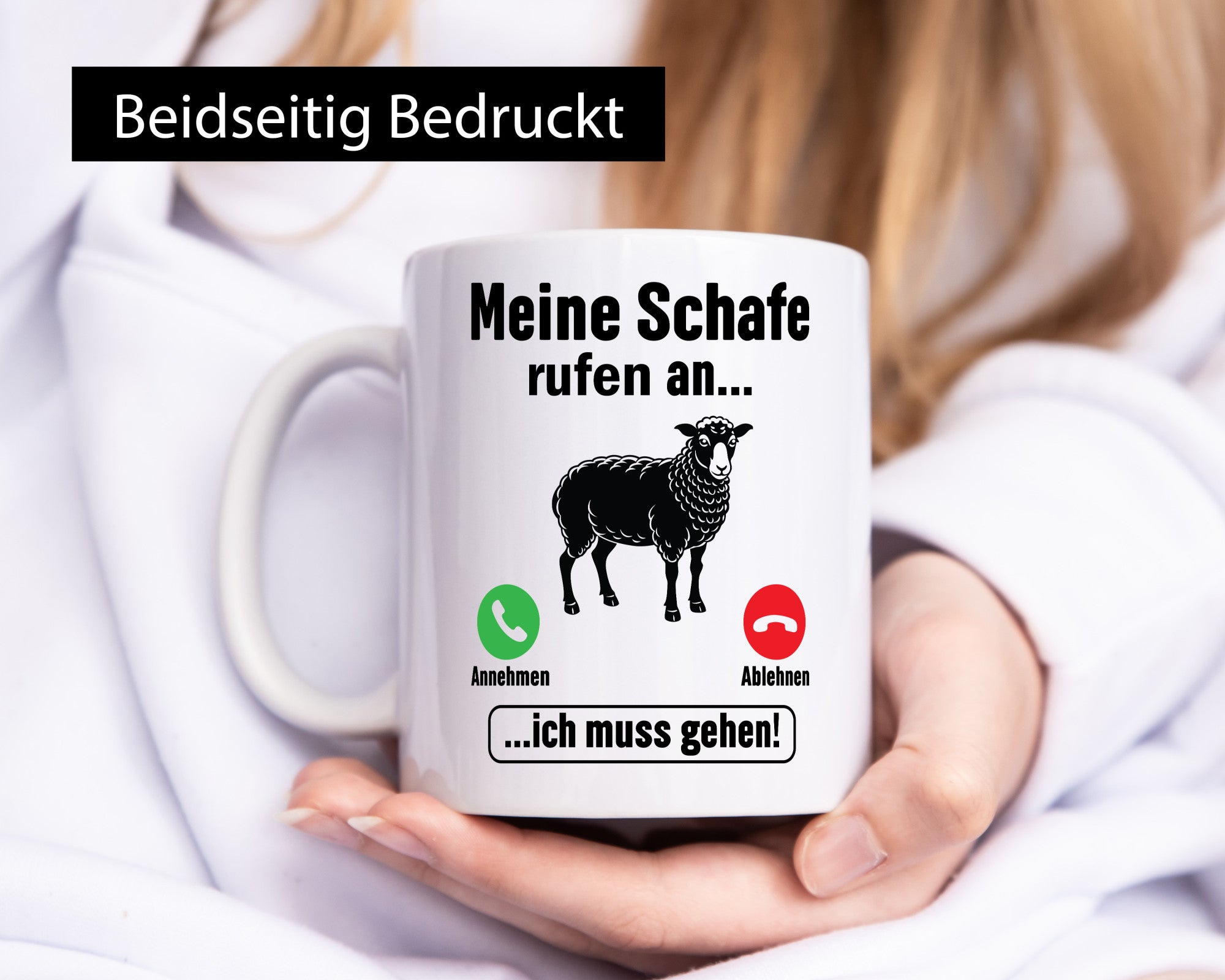 Meine Schafe rufen an | Biobauer Bauer Landwirtschaft Geschenk Humor