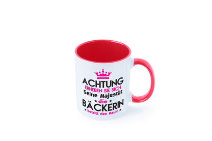 Seine Majestät Bäckerin | Bäckerei Frauen Backen Humor Geschenkidee Tasse