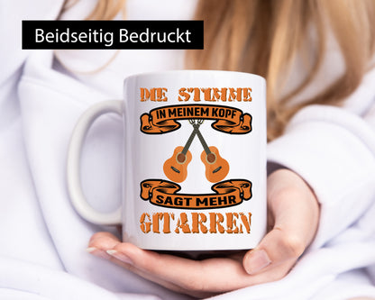 Die Stimmen in meinem Kopf | Gitarren Musiker Geschenk Humor Geschenkidee