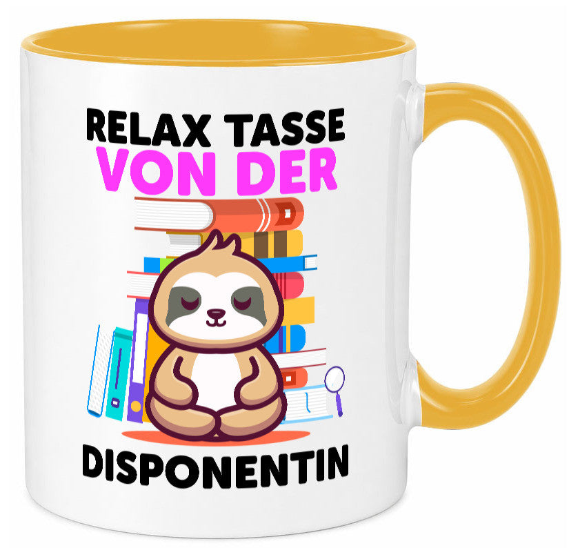 Relax Tasse: Disponentin | Zuteilerin lustig Humor Geschenkidee Geschenk Tasse