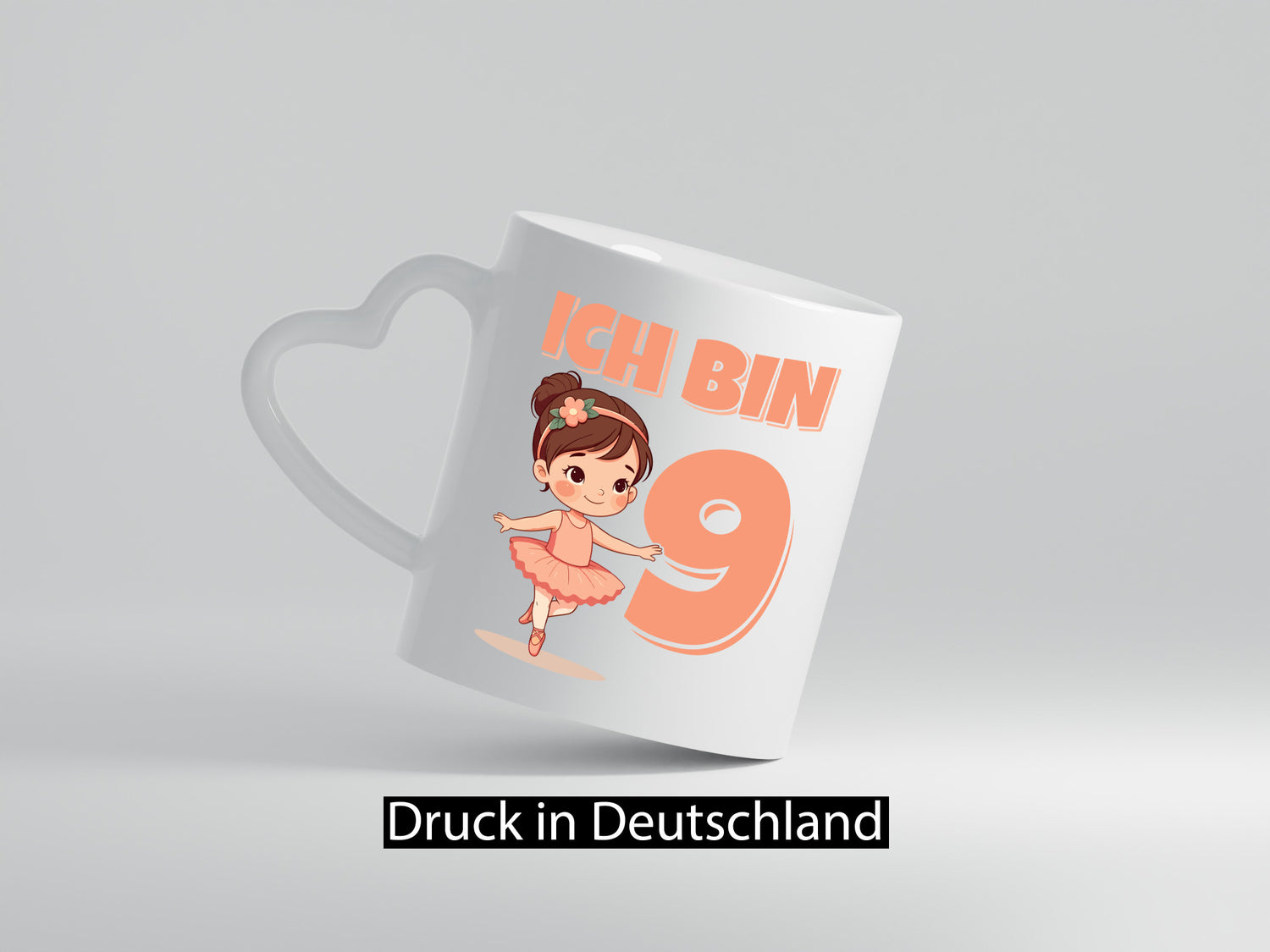 9 Geburtstag | Jahre Ballerina Mädchen Ballet Humor Geschenkidee Tasse