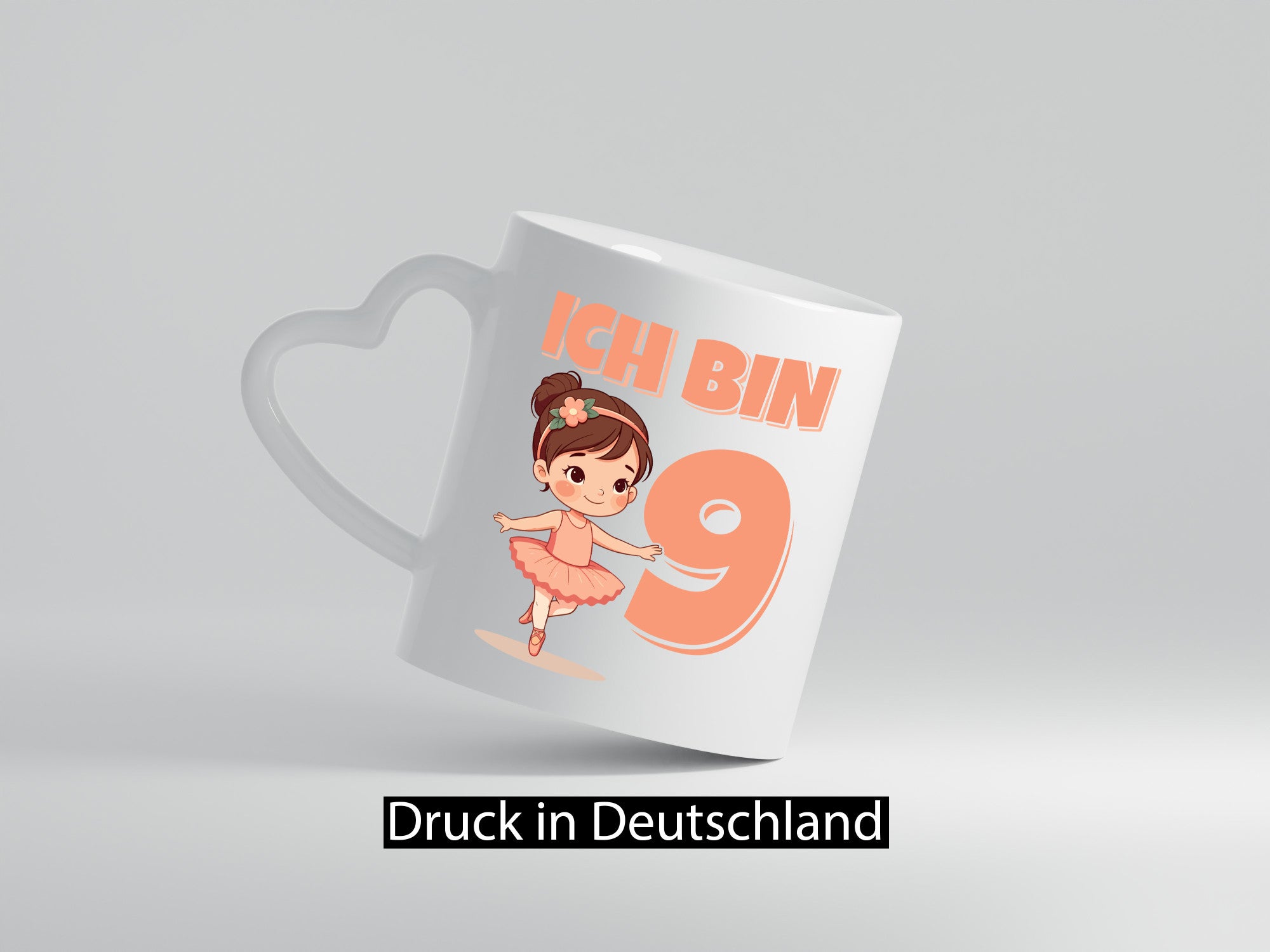 9 Geburtstag | Jahre Ballerina Mädchen Ballet Humor Geschenkidee Tasse