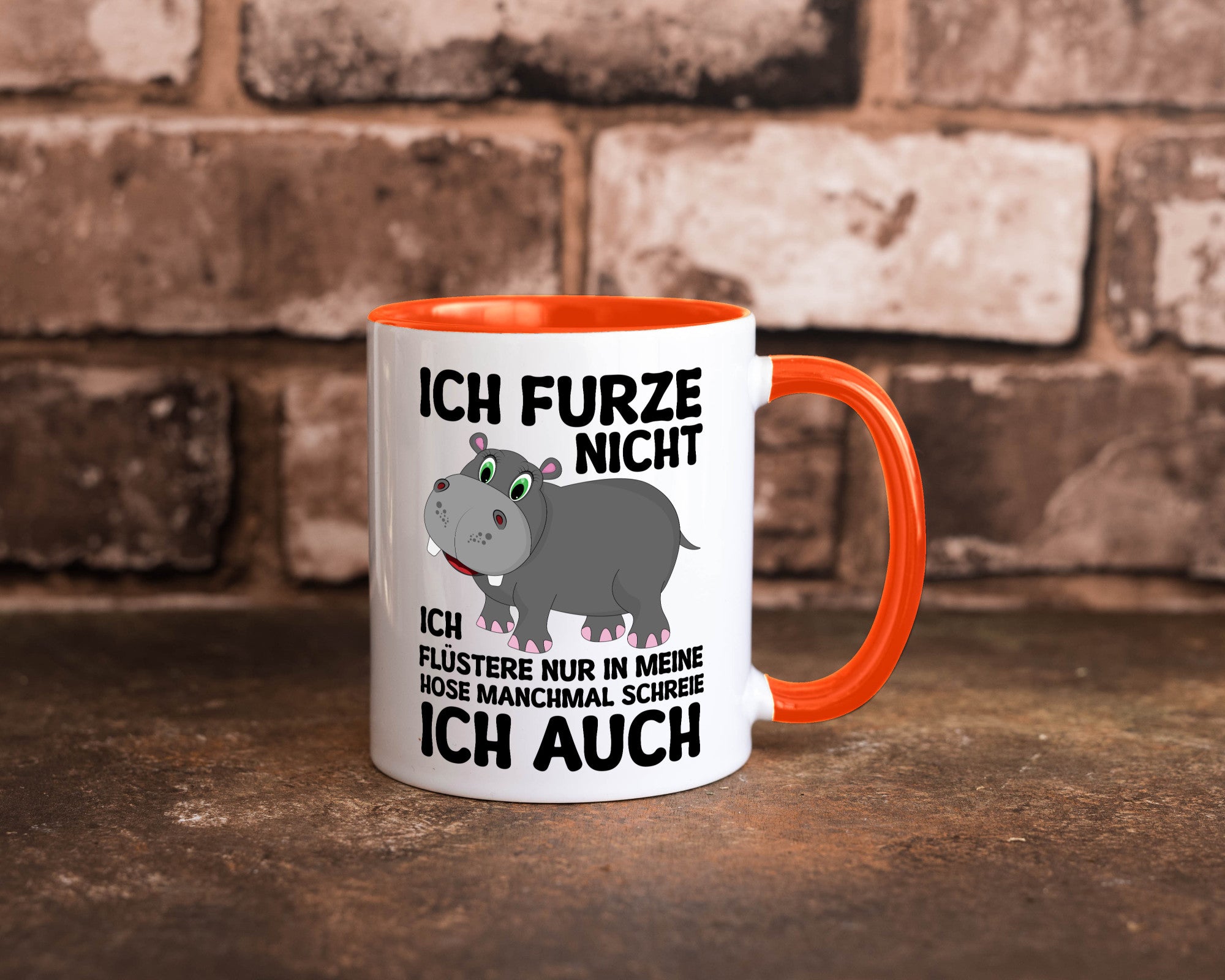 Ich furze nicht | furznilpferd v2 Humor Geschenkidee Tasse