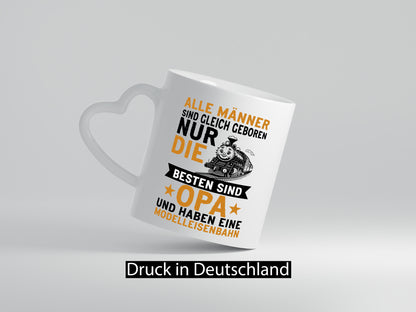 Alle Männer sind gleich | Opa Eisenbahn Geschenkidee Familie Humor Tasse