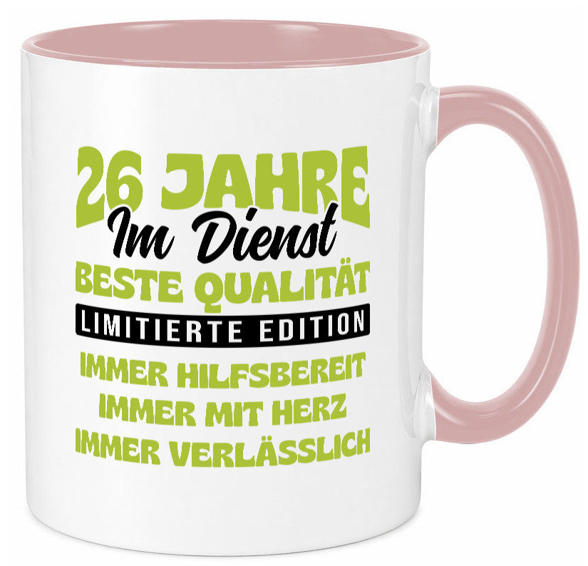26 Jahre im Dienst | Jubiläum Arbeit v4 Geschenk Kollegen Büro lustiger Spruch