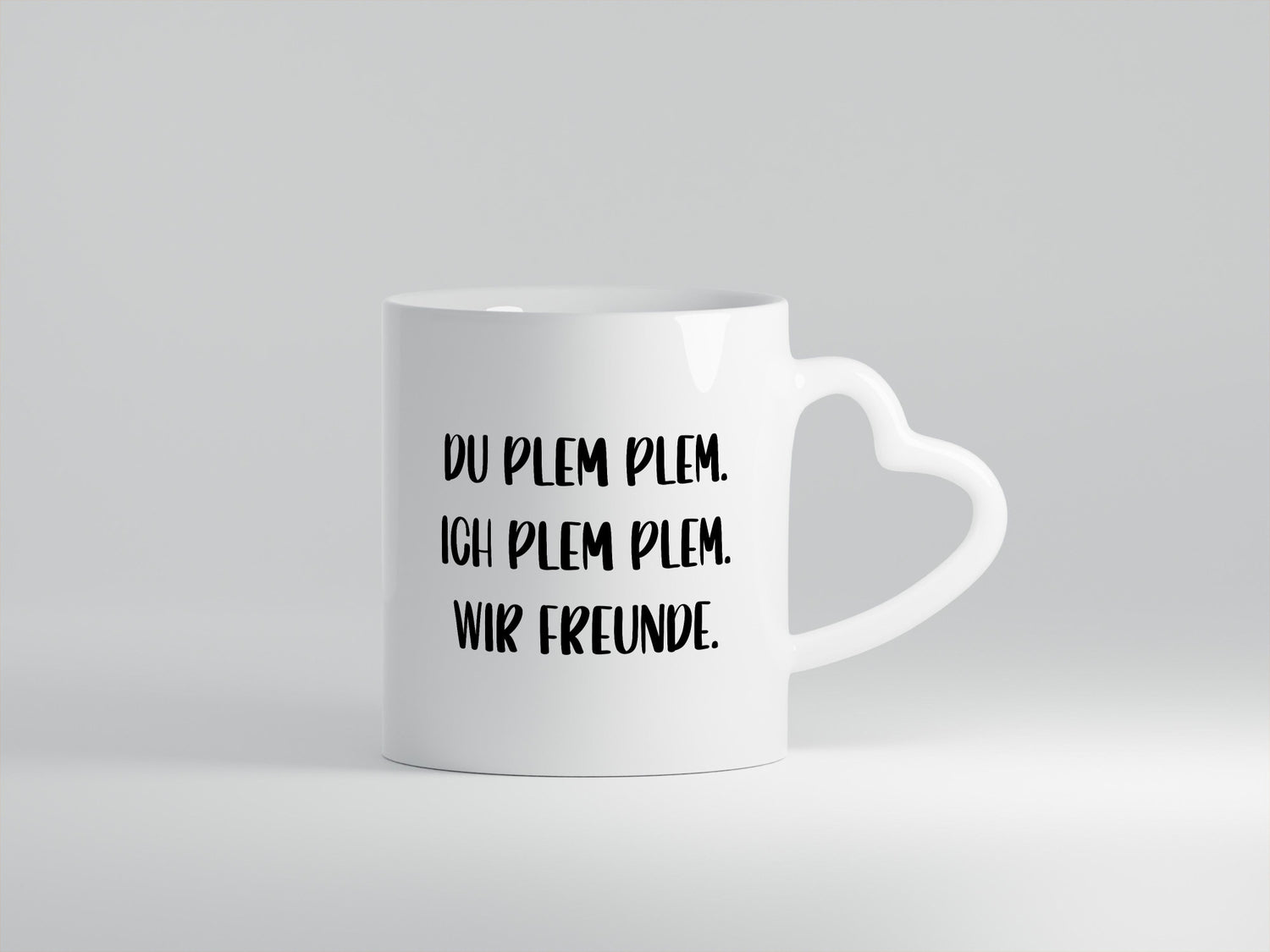 Du Blem Ich wir Freunde | Beste lustig Humor Geschenkidee Geschenk Tasse