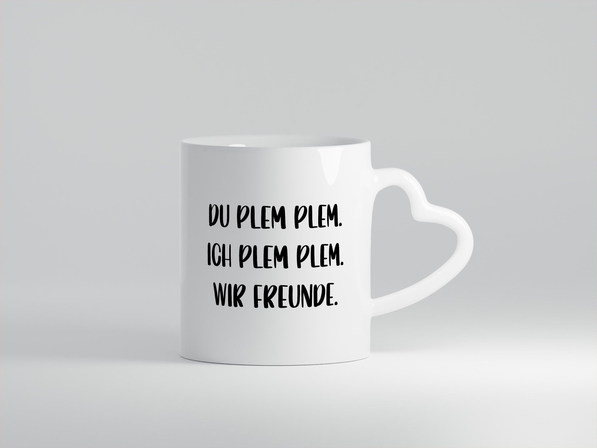 Du Blem Ich wir Freunde | Beste lustig Humor Geschenkidee Geschenk Tasse