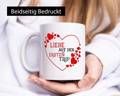 Liebe auf den ersten Trip | Paar Pärchen lustiger Spruch Geschenk Humor