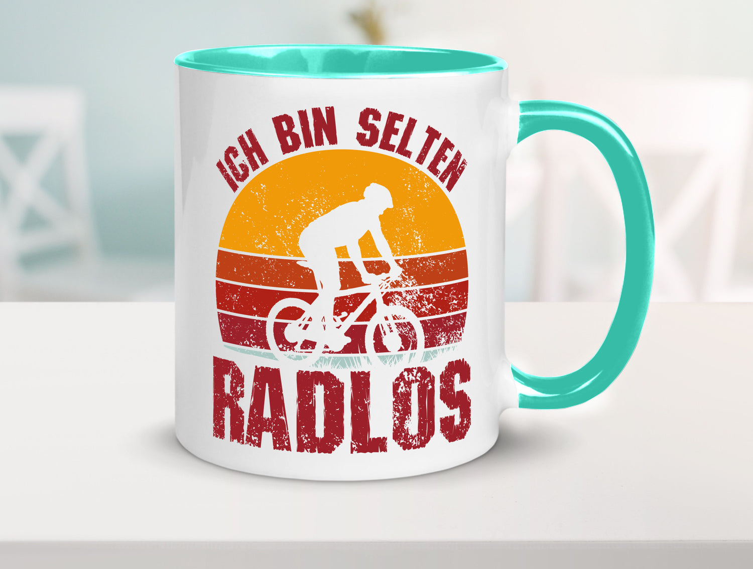 Ich bin Selten Radlos | Radfahrer Mountainbike Humor Geschenkidee Tasse