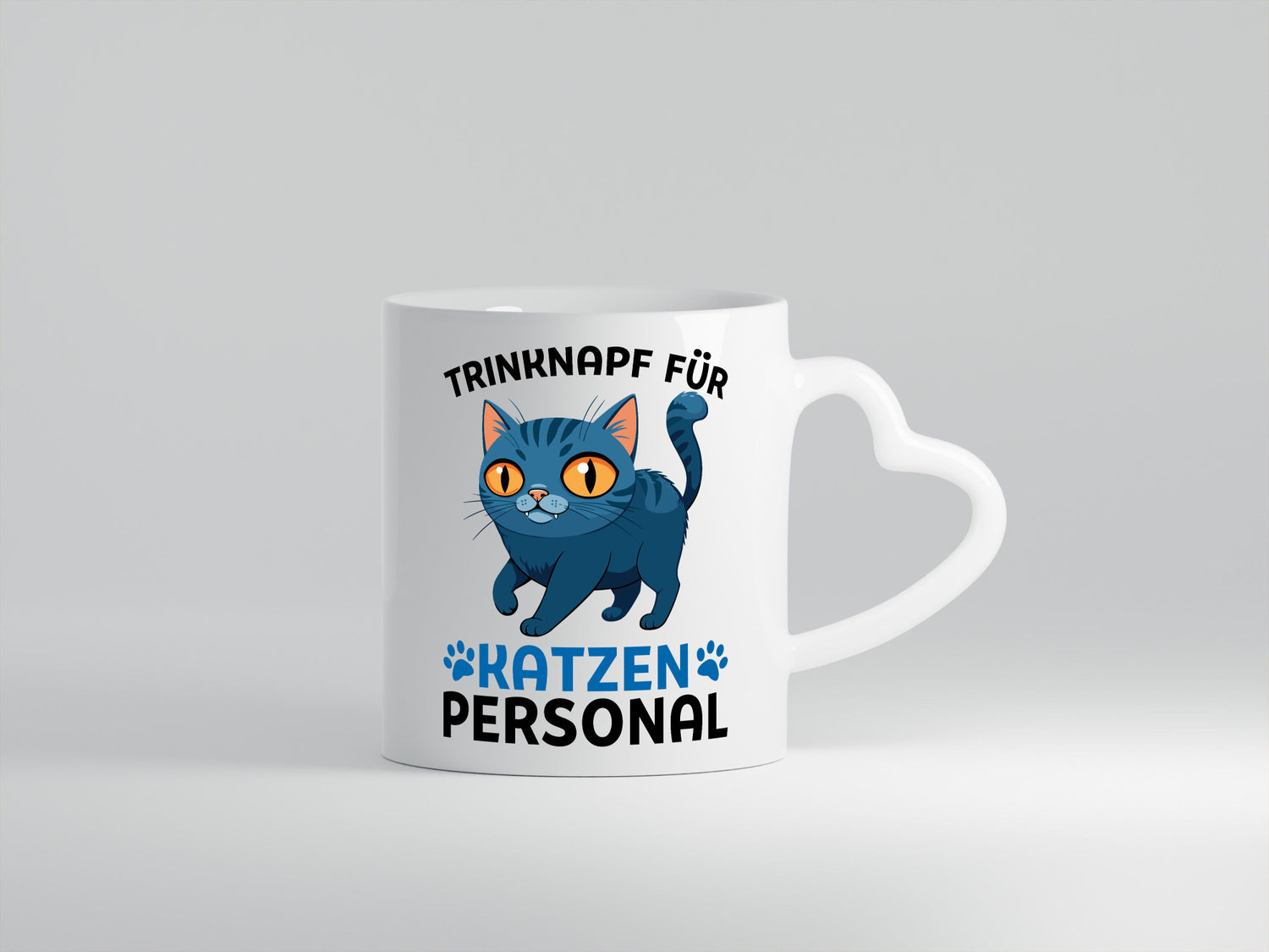 Katzen Personal | Katzenbesitzer Tasse Katze Humor vl2 Tierliebhaber