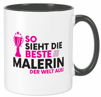 Die Weltbeste Malerin | Malerinnen lustig Humor Geschenkidee Geschenk Tasse