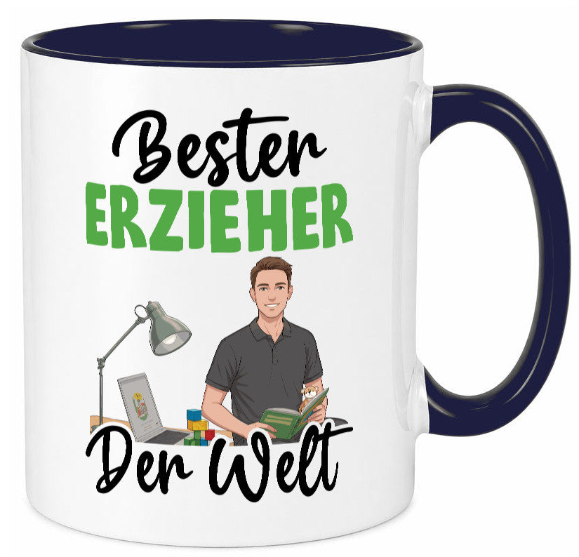 Bester Erzieher | Pädagoge Schule v2 Geschenk Humor Geschenkidee lustiger