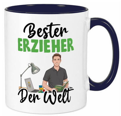 Bester Erzieher | Pädagoge Schule v2 Geschenk Humor Geschenkidee lustiger