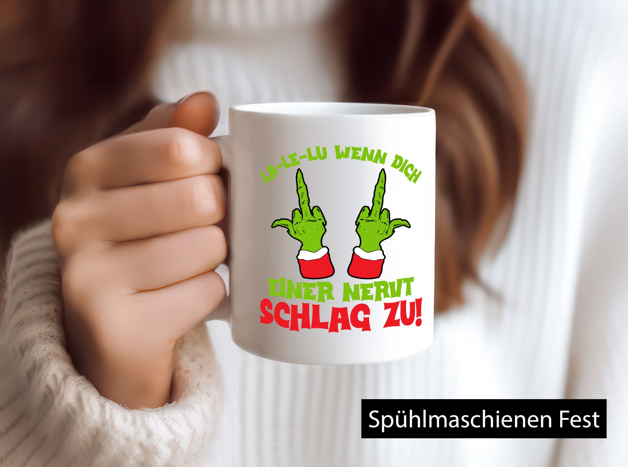 La Le Lu | Weihnachten Weihnachtsmuffel Lichter Humor Geschenkidee Tasse