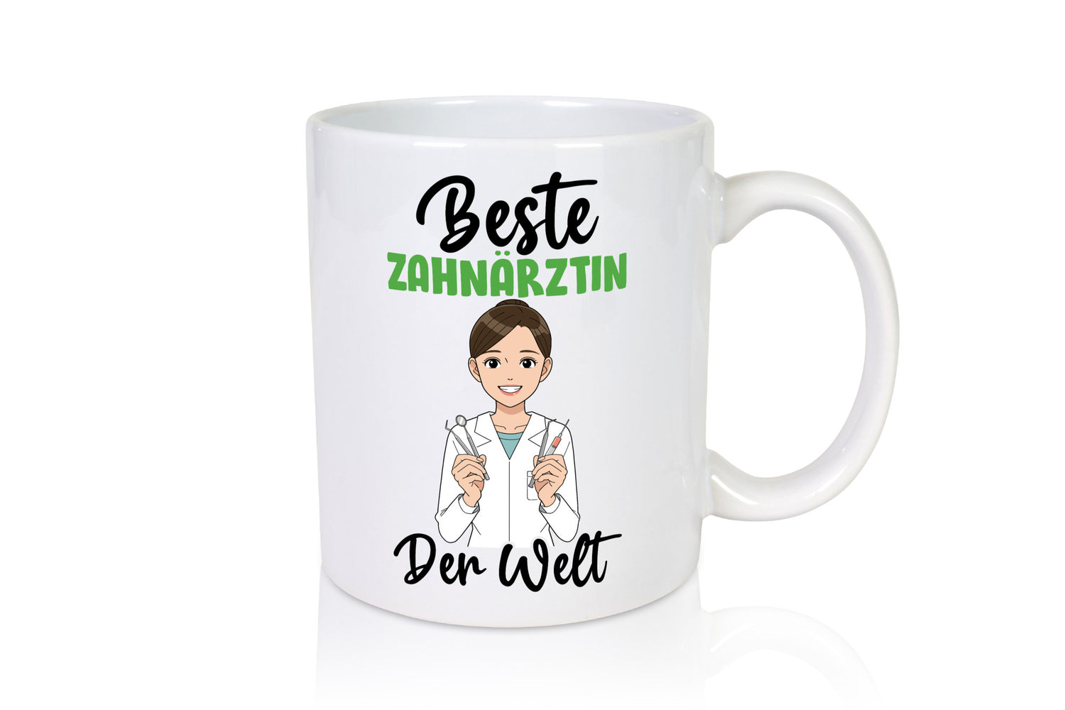 Beste Zahnärztin | Zahnmedizin Beruf v2 Humor Arbeit Kollegen Büro Geschenkidee