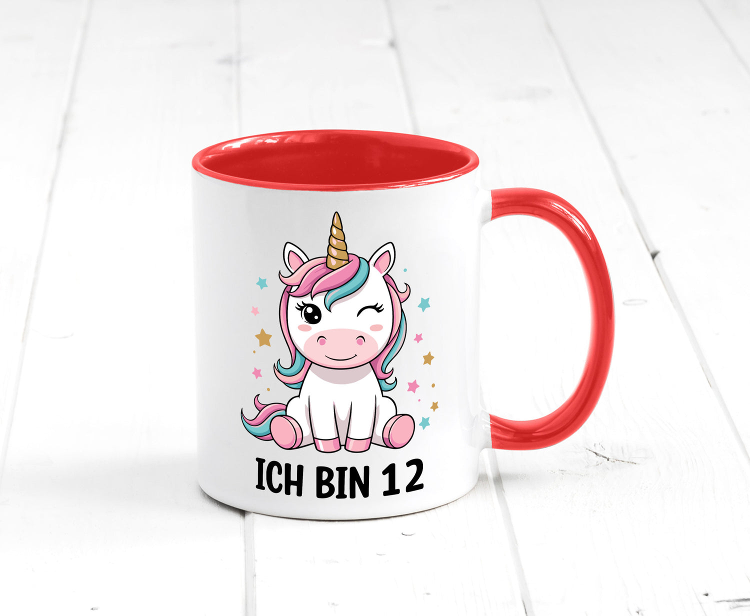 12. Geburtstag | 12 Jahre Einhorn Mädchen lustig Geschenkidee Geschenk Tasse