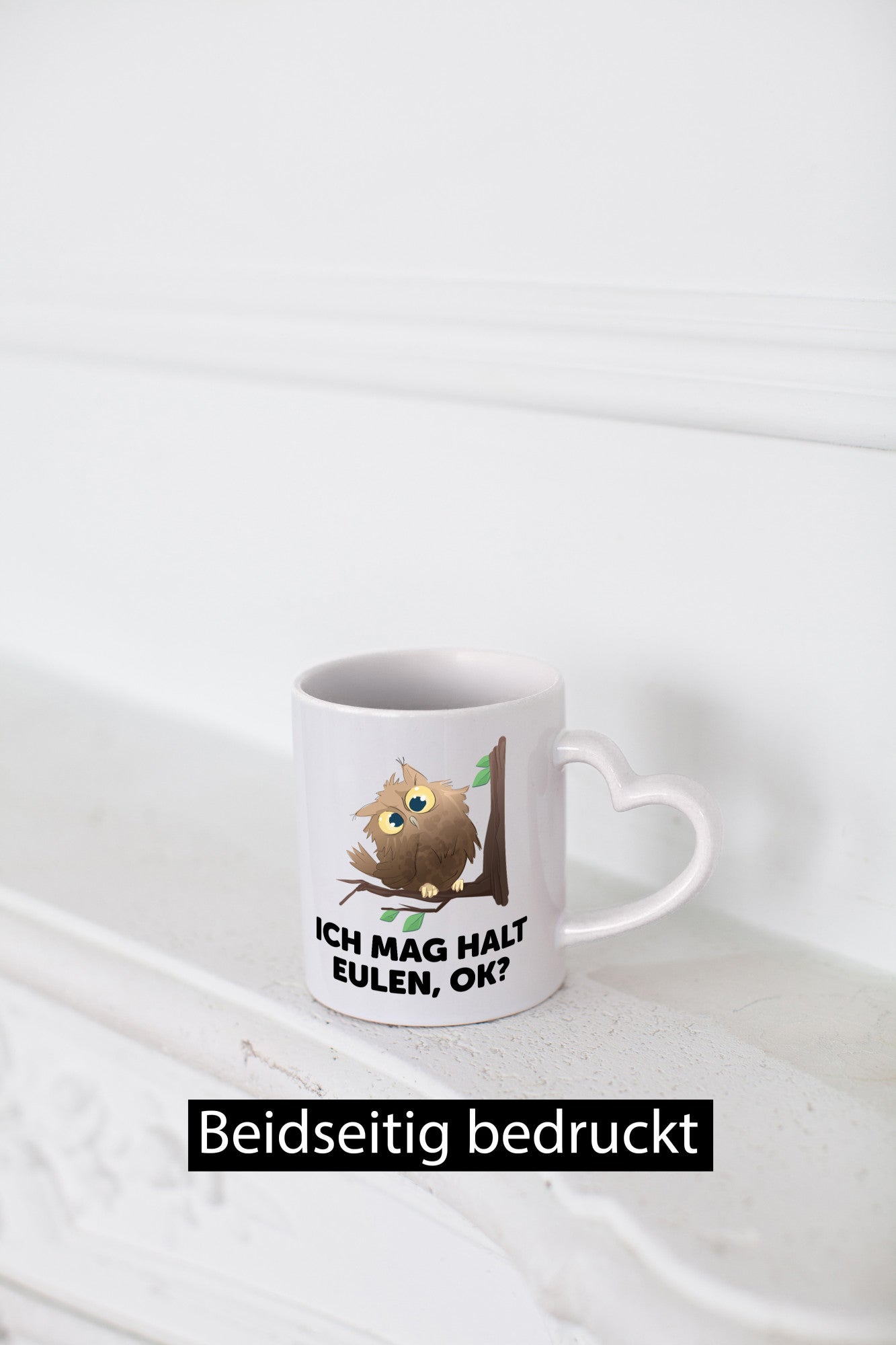 Ich mag halt Eulen ok? | Nachteule Humor Geschenkidee Tasse