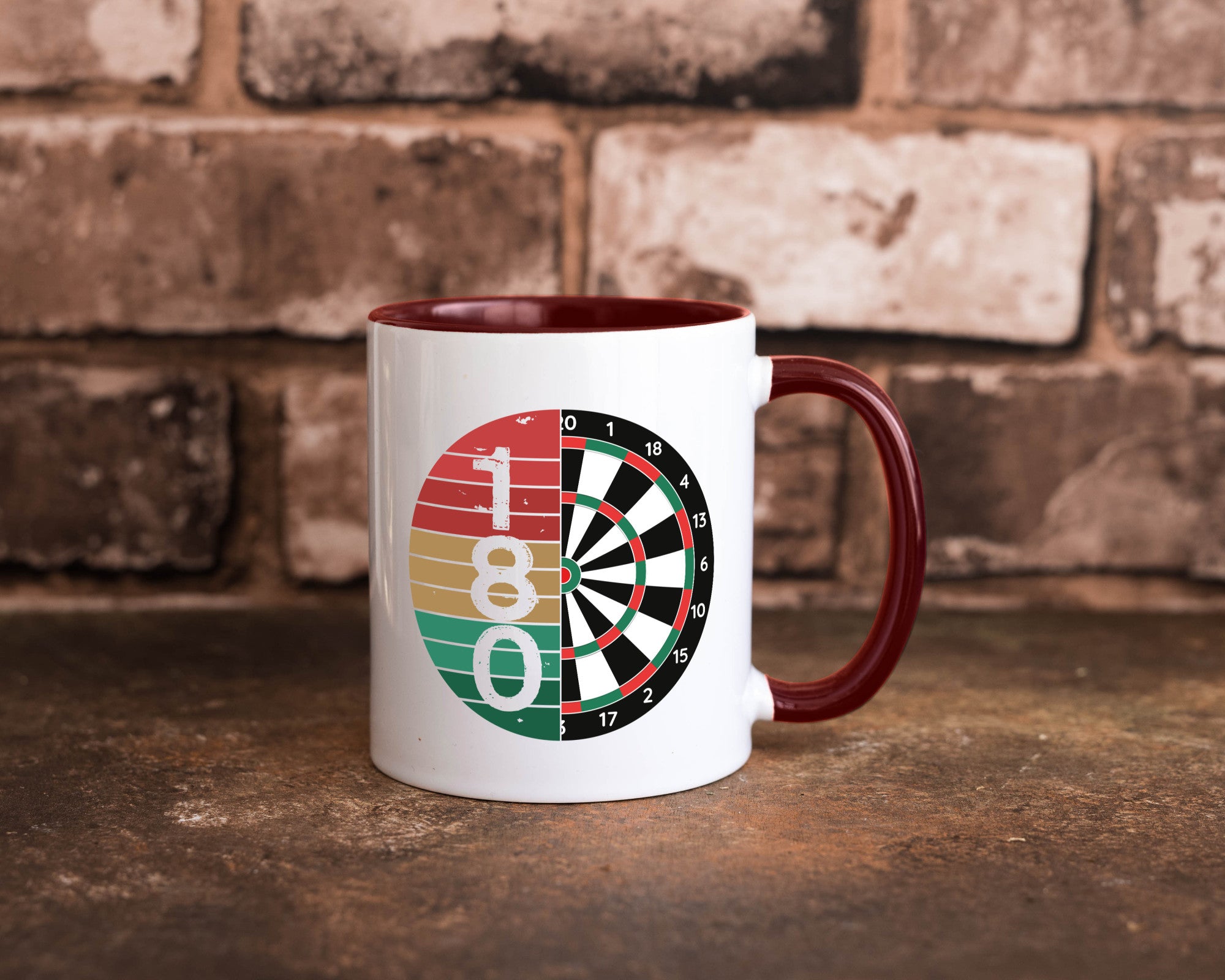 Dartsboard | Retro Dartspieler Kollege Freunde Geschenkidee Arbeit Kollegen