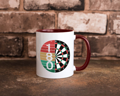 Dartsboard | Retro Dartspieler Kollege Freunde Geschenkidee Arbeit Kollegen