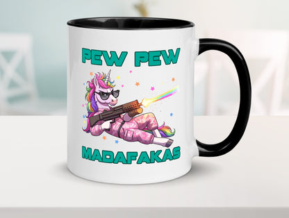 Pew Madafakas vl4 lustiger Spruch Geschenk Humor Geschenkidee Tasse