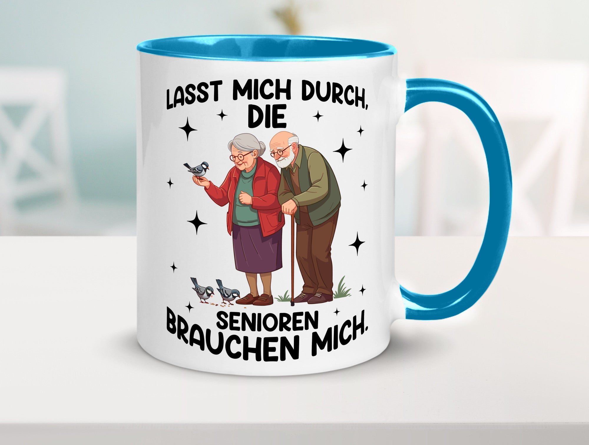 Senioren brauchen mich | Altenpflege Pflegekraft lustiger Spruch Geschenk Humor