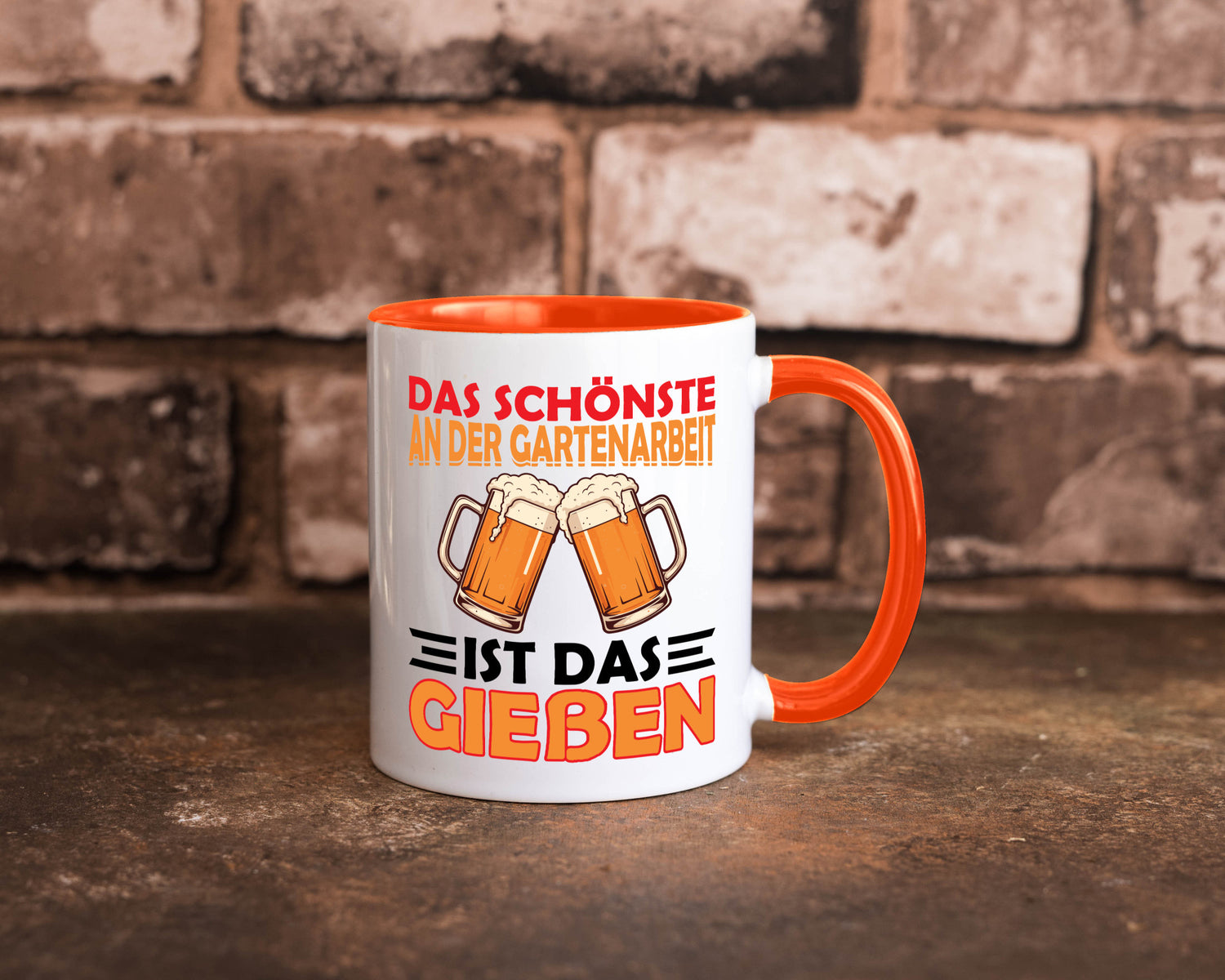 Das schönste an gartenarbeit ist Gießen | Biertrinker Geschenkidee Arbeit