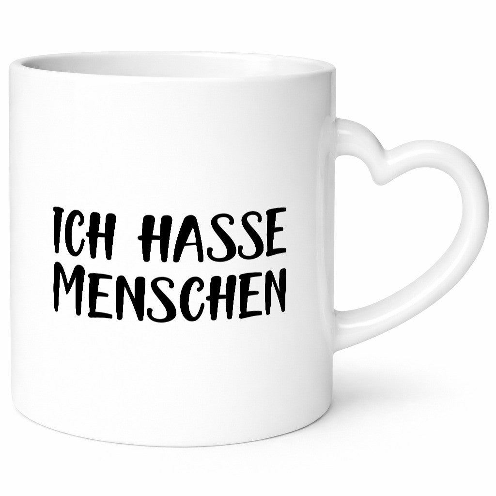 Ich hasse Menschen lustig Humor Geschenkidee Geschenk Tasse