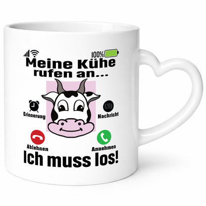 Meine Kühe rufen an | Farmer Bauern Geschenk Humor Geschenkidee lustiger Spruch