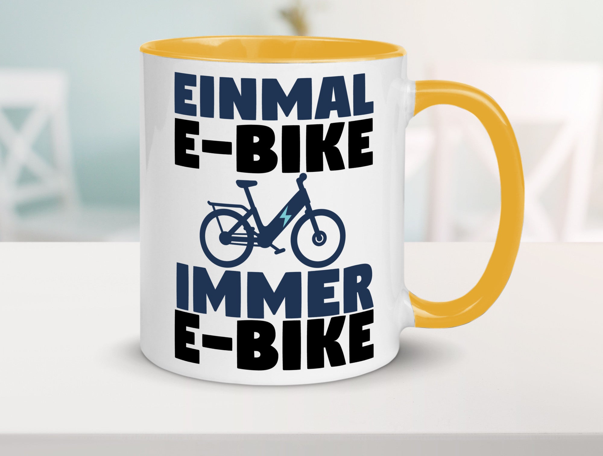 E-Bike Fahrer | Radfahrer Tasse Fahrrad Elektrorad lustiger Spruch Geschenk