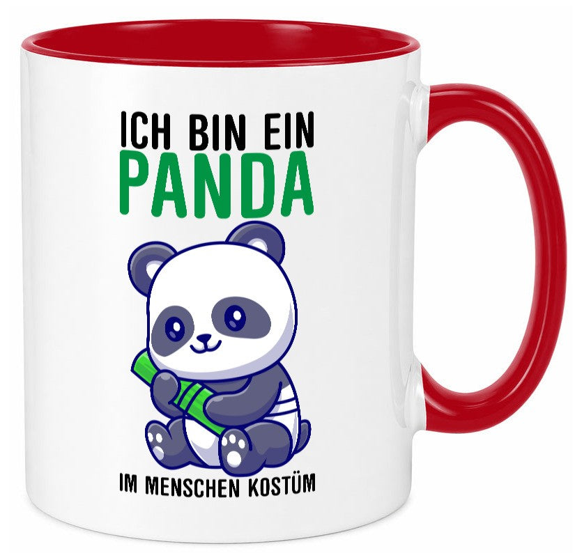 Ich bin ein Panda | Pandabär Kinder v2 Geschenkidee Humor Tasse