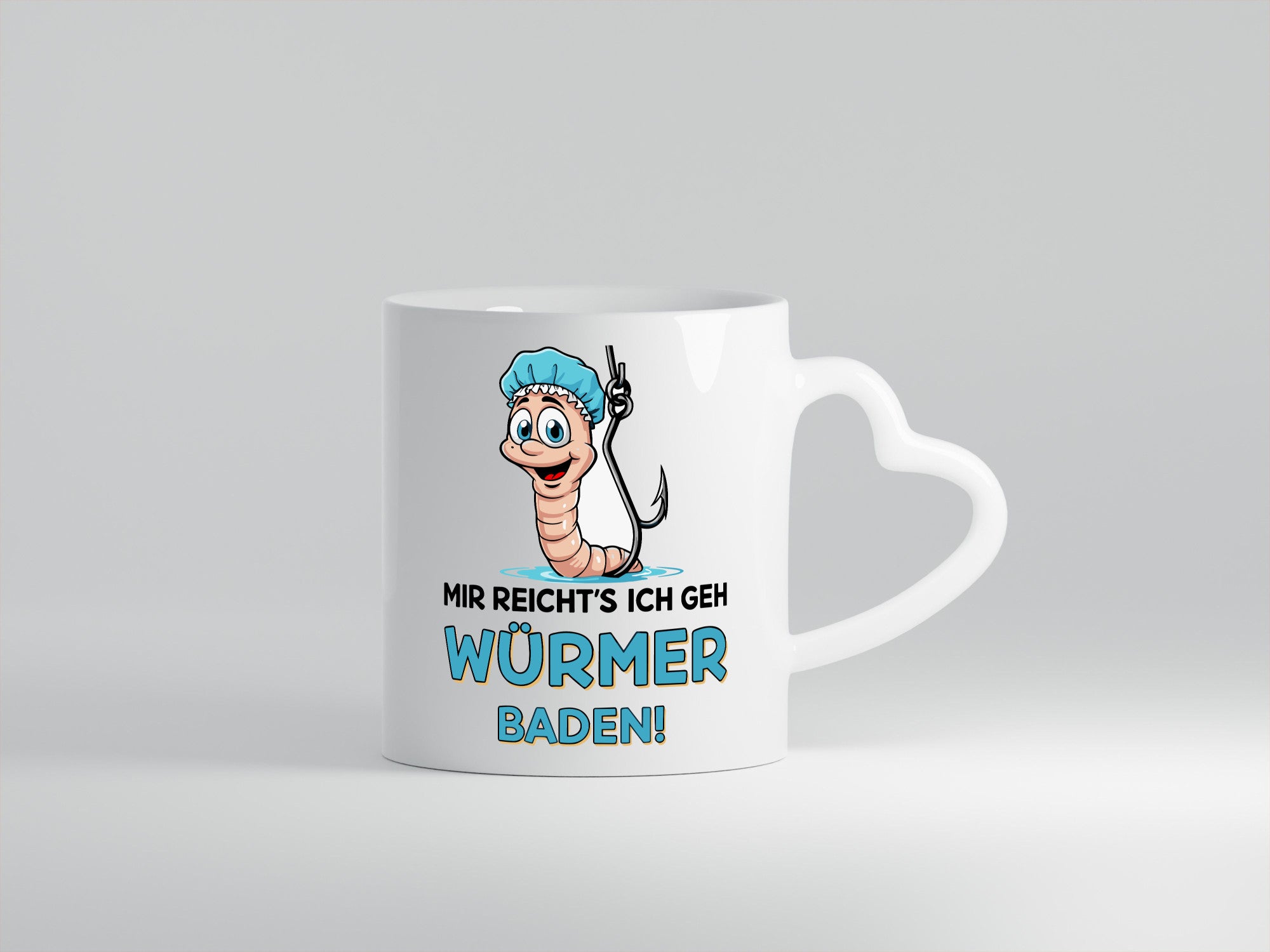 Mir reichts ich geh Würmer Baden | Angler Angeln Geschenk Humor Geschenkidee