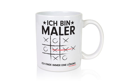 Löse Probleme: Maler | Malerei Geschenkidee Humor Tasse