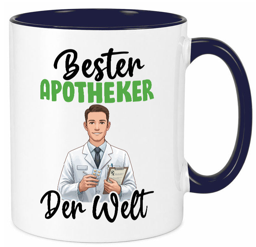 Bester Apotheker | Apotheke Pharmazie v2 Humor Geschenkidee Tasse