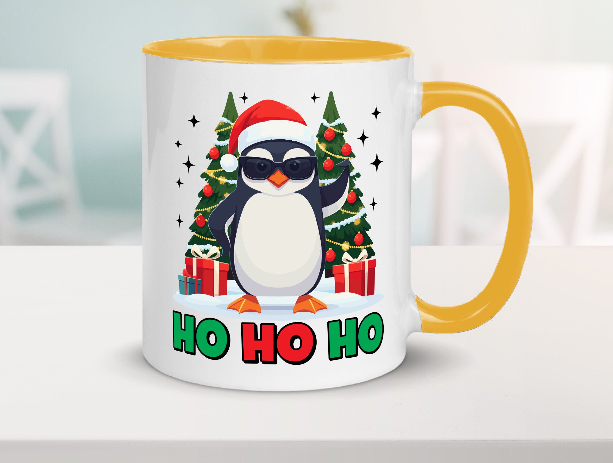 Ho | Weihnachts Pinguine Weihnachten lustig Humor Geschenkidee Geschenk Tasse