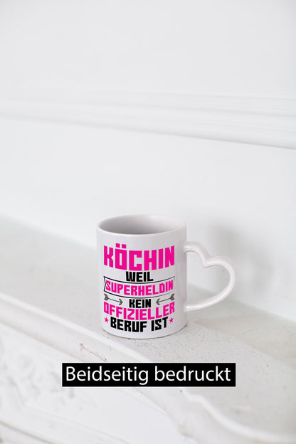 Superheldin Köchin | Chefköchin Chefkoch lustiger Spruch Geschenk Arbeit