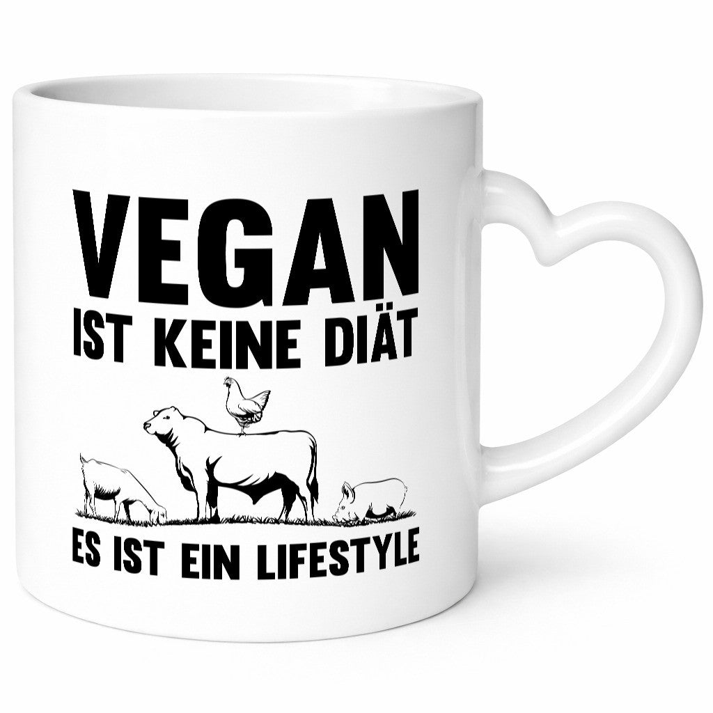 Vegan ist keine Diät es ein Lifestyle | Veganer Humor Geschenkidee Tasse