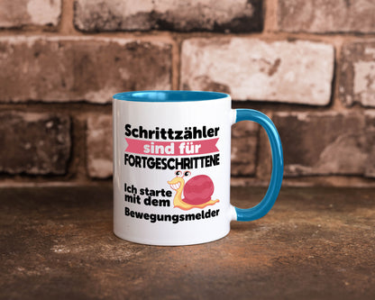 Schrittzähler Fortgeschrittene, Bewegungsmelder | Schnecke Geschenk Humor