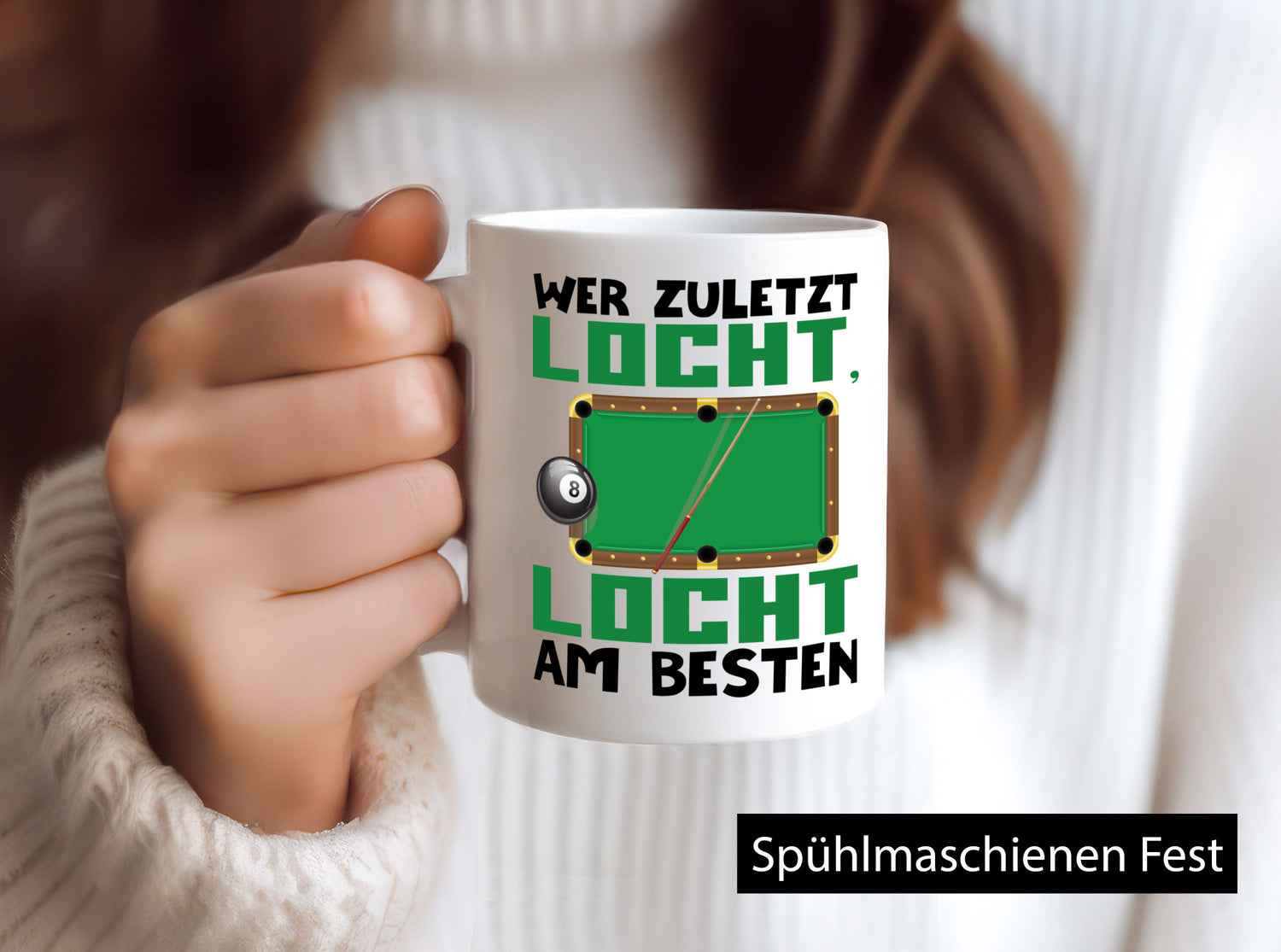 Billardspieler Spruch | Billard Tasse Poolspieler Humor Geschenkidee