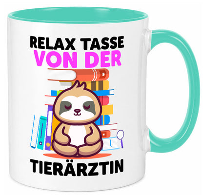 Relax Tasse: Tierärztin | Mediziner Tiermedizin Humor Tierliebhaber