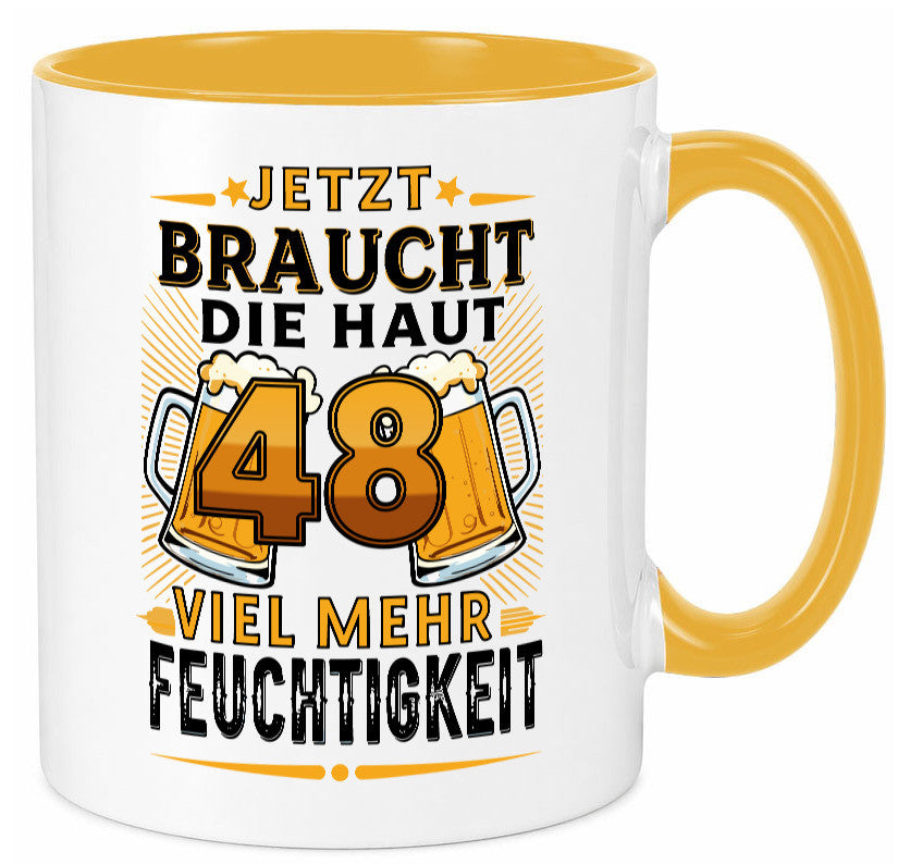 48 braucht die haut mehr Feuchtigkeit | 48. Geburtstag Geschenk Geschenkidee