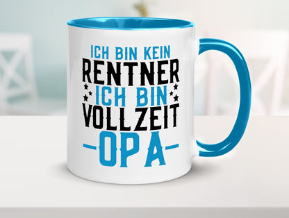 Rentner | Vollzeit Opa Pension Ruhestand Großvater lustiger Spruch Geschenk