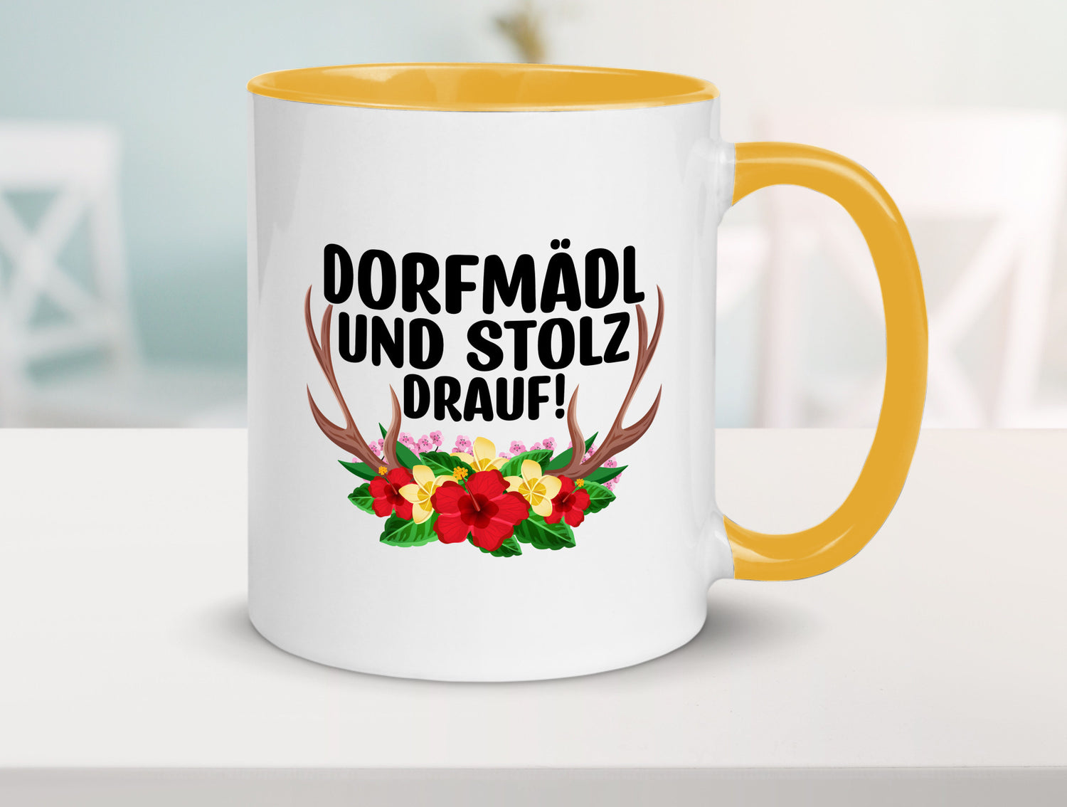 Dorfmädel und stolz drauf | Dorfkind Dorf v2 Geschenkidee Humor Tasse