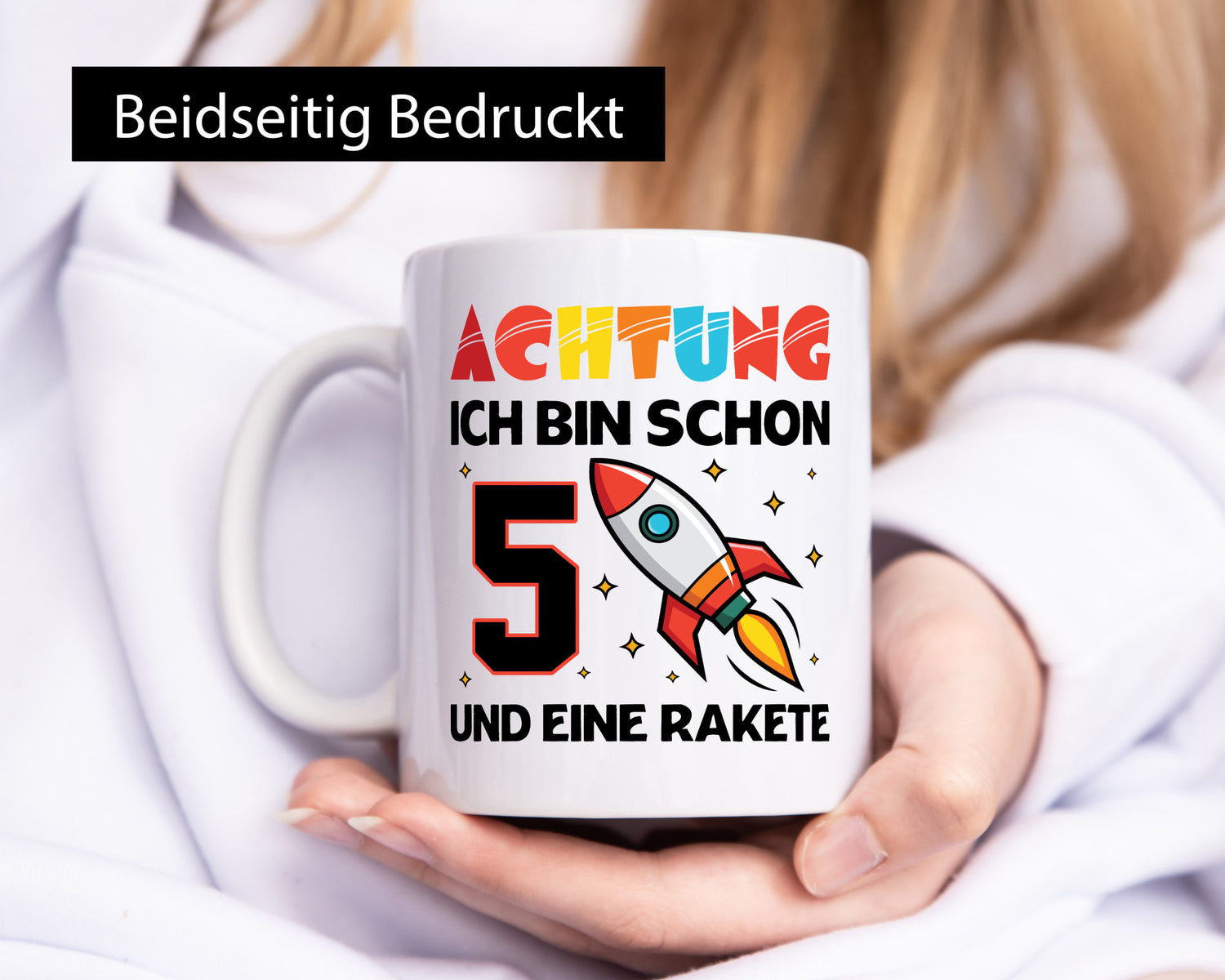 5. Geburtstag | Rakete Weltraum 5 Jahre Galaxy lustig Geschenkidee Geschenk